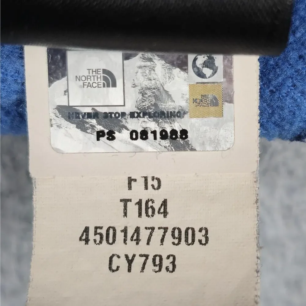 The North Face Mens Medium Blue Canyonlands 1/2 Zip Fleece Jacket